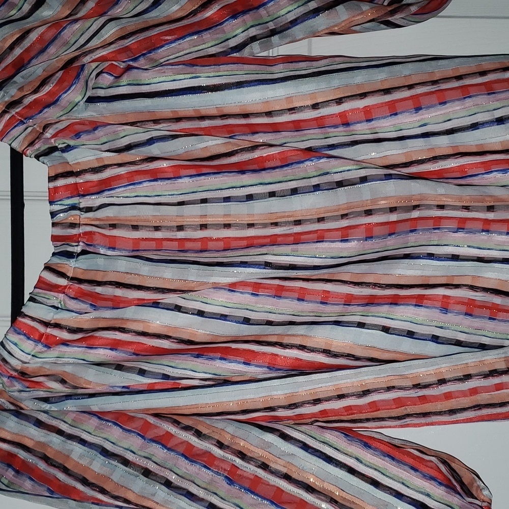 Milly Off The Shoulder Striped Top Size Small - Picture 2 of 8